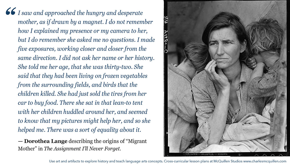 dorothea lange migrant mother series