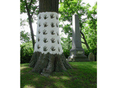 Ritual Trees, paper pulp