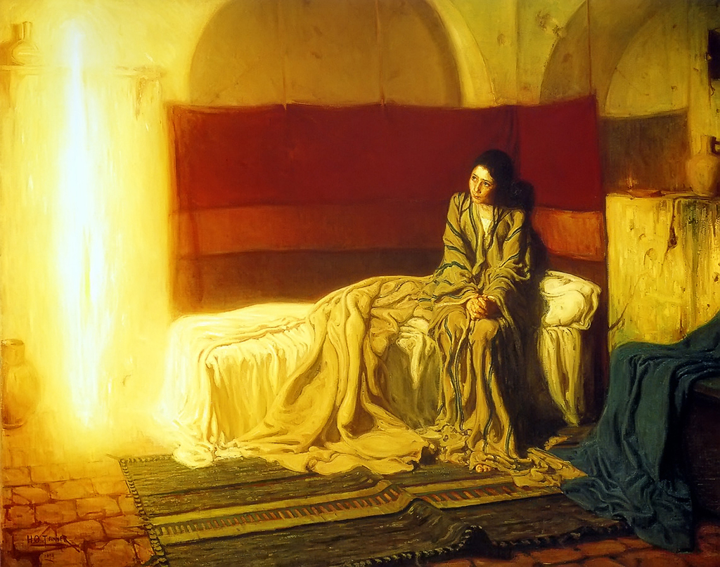 The Annunciation by Henry Ossawa Tanner (1896)
