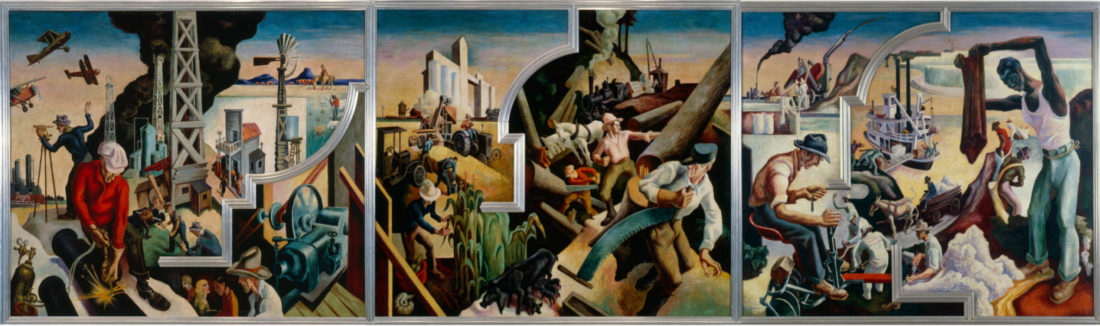 Thomas Hart Benton's 'America Today'