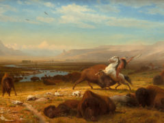 Albert Bierstadt (American, 1830 - 1902 ), The Last of the Buffalo, 1888, oil on canvas, Corcoran Collection (Gift of Mary Stewart Bierstadt [Mrs. Albert Bierstadt]) 2014.79.5