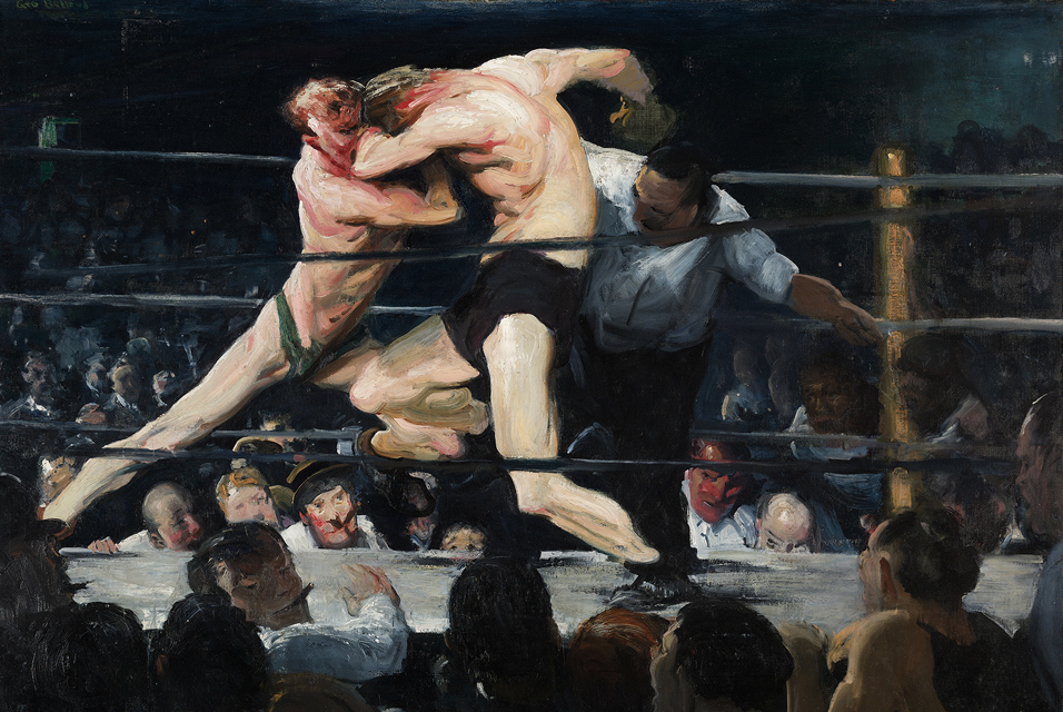 George Bellows Stag at Sharkey's 1909