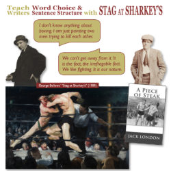 Teach Writers Word Choice and Sentence Structure with Stag at Sharkey’s