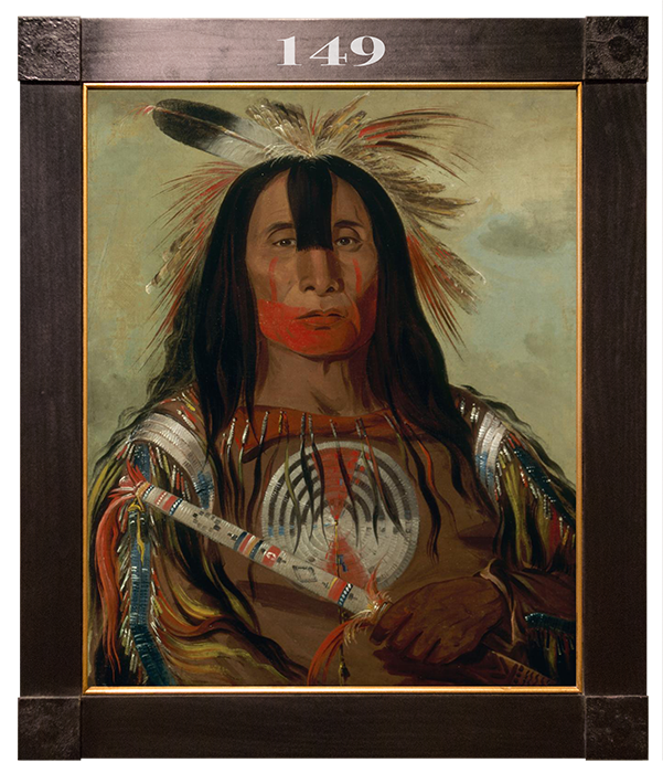 Braves' Dance, Ojibwa by George Catlin