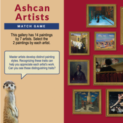 Ashcan Artists Match Game
