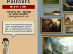 Landscape Painters Match Game
